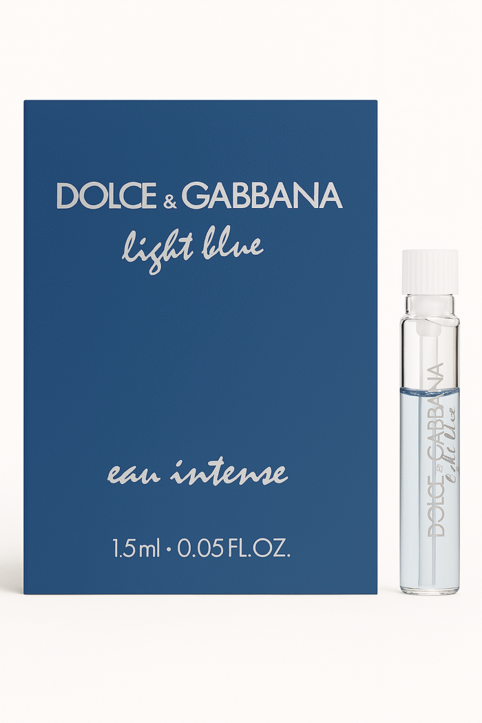ÉCHANTILLON LIGHT BLUE EAU INTENSE POUR FEMME